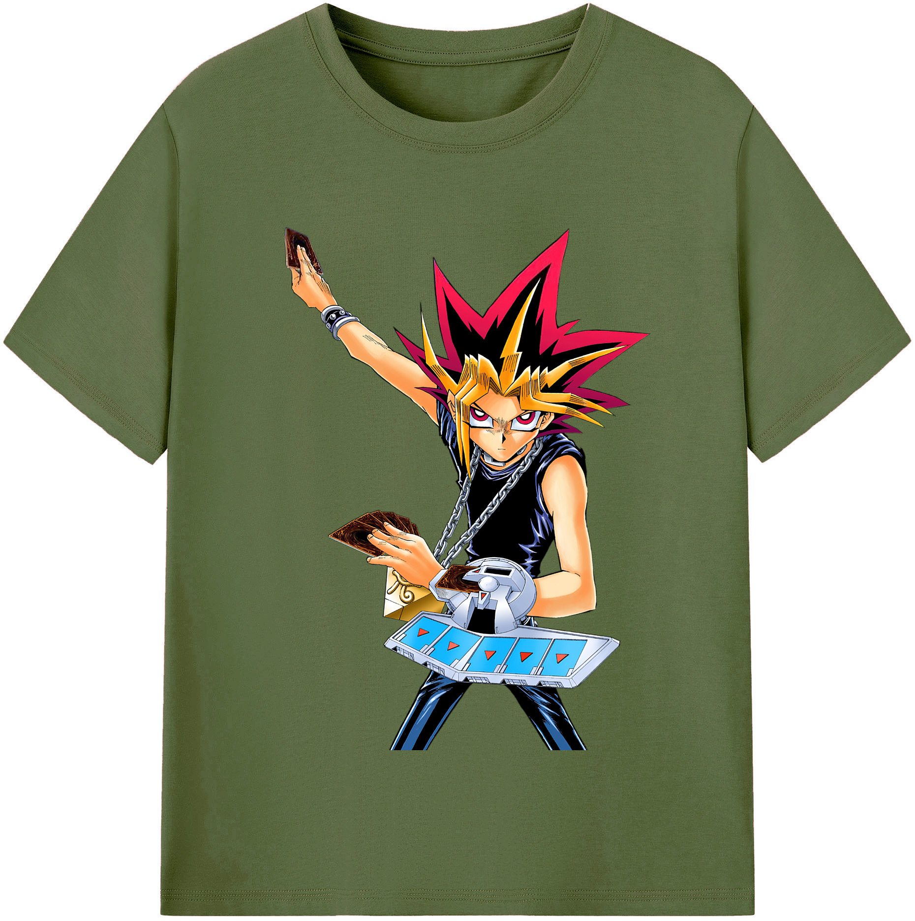 （画像用） 遊☆戯☆王 Yu-Gi-Oh! 綿100％半袖Tシャツ（フロントプリント）